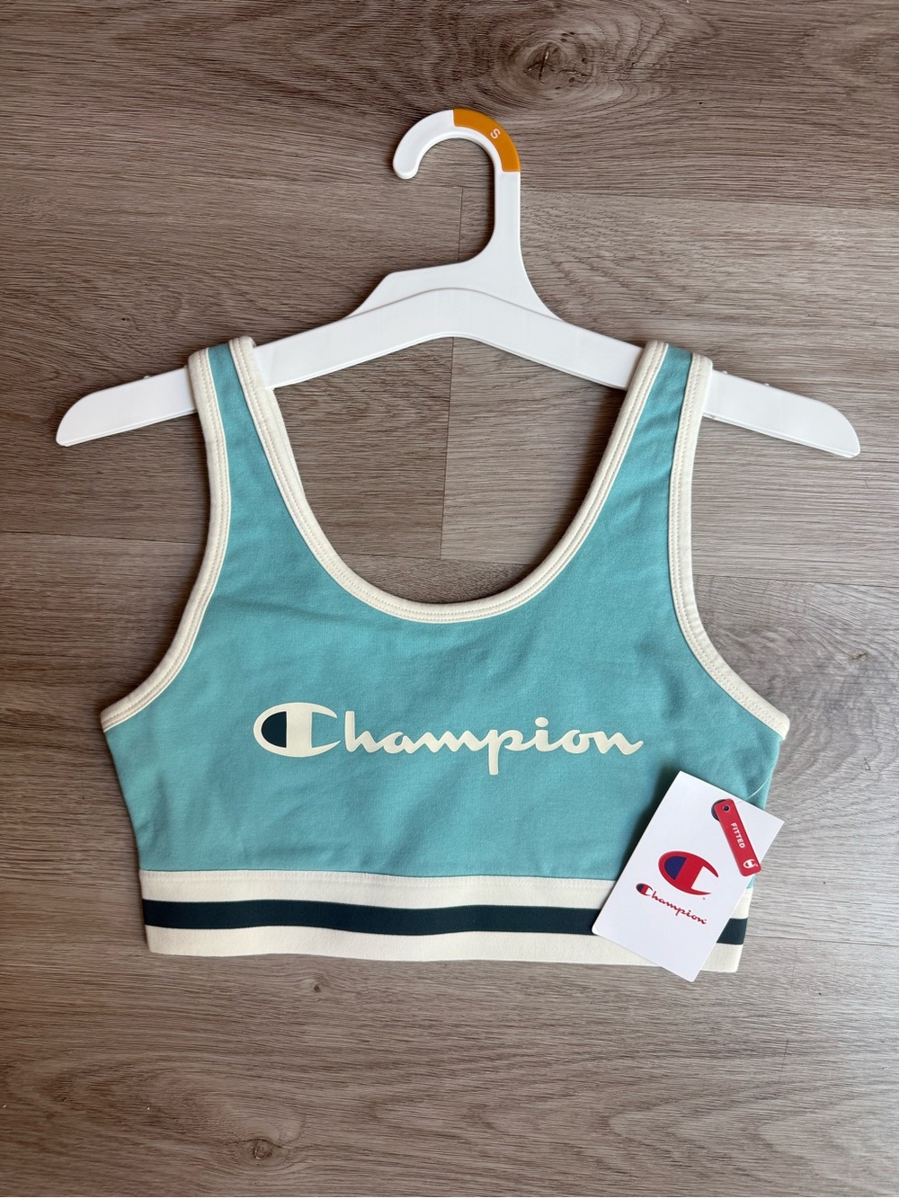 Champion Iconic Bra Top - Milky Way Blue